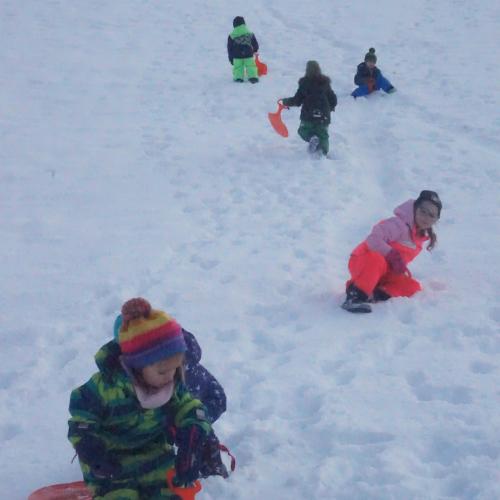 Rutschen im Schnee_3
