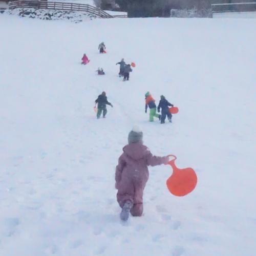Rutschen im Schnee_1