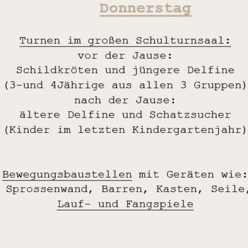 Donnerstag