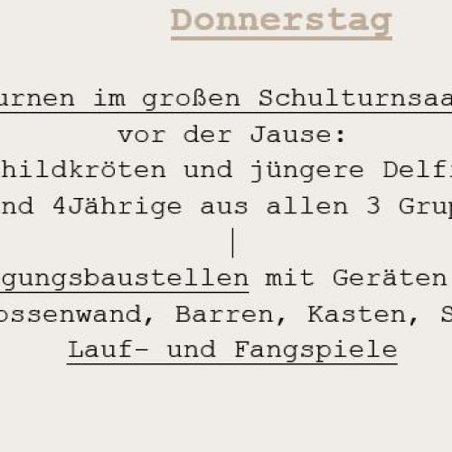 Donnerstag Mondgruppe