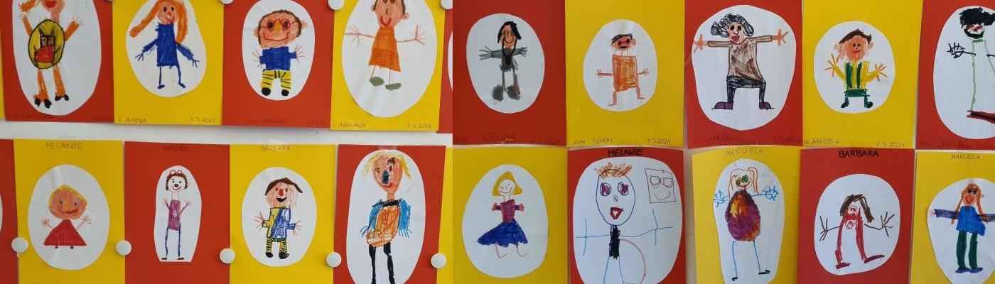 Mehr Zeichnungen des Personals von Kindern