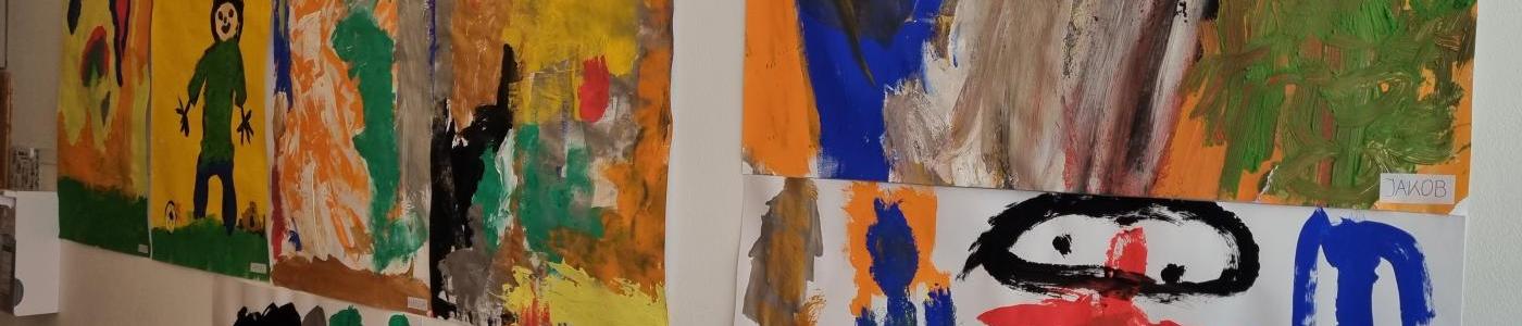 Ausstellung im Treppenhaus