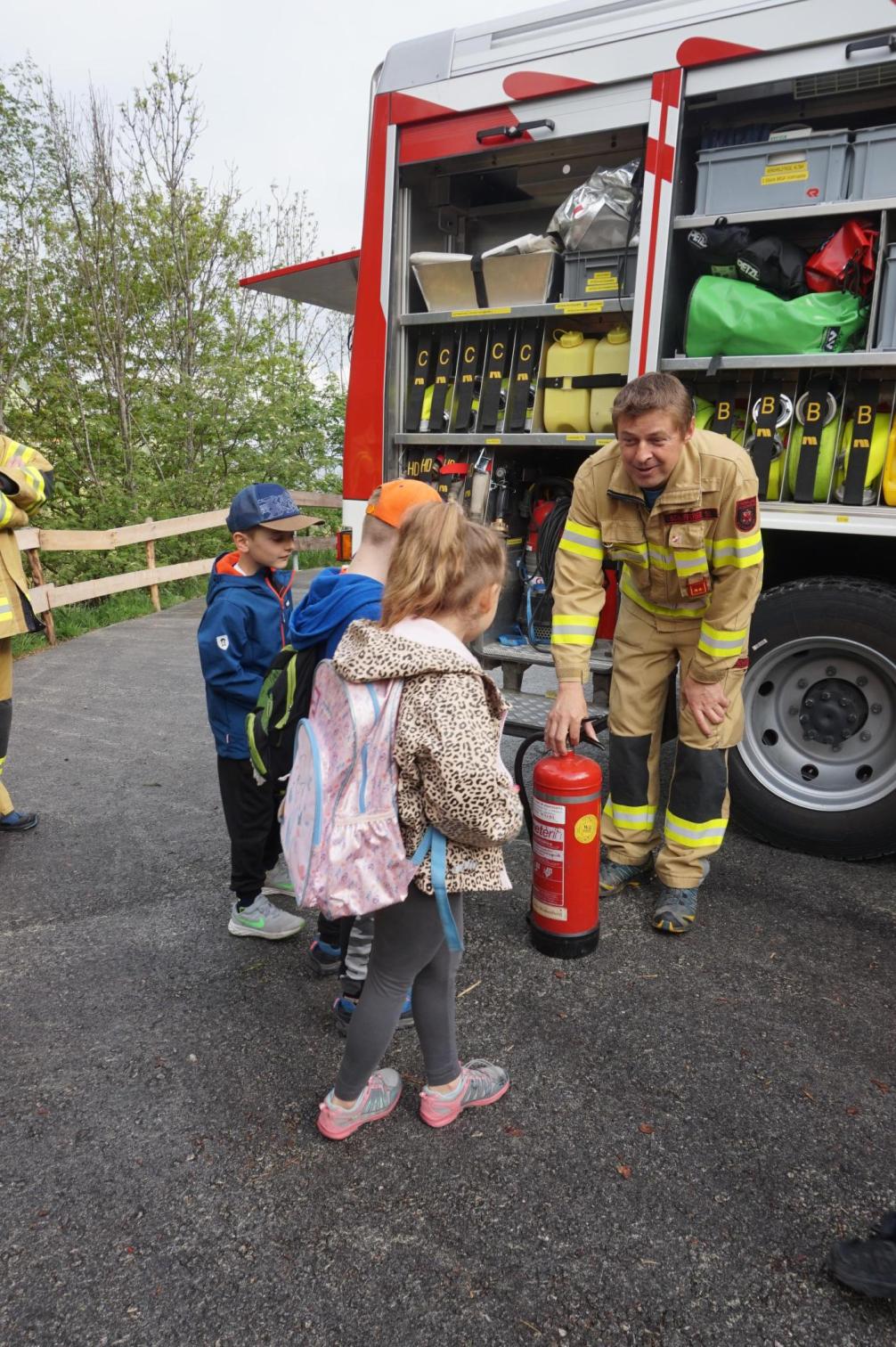 Besuch bei der Feuerwehr