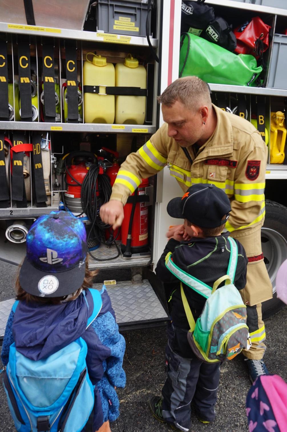 Besuch bei der Feuerwehr