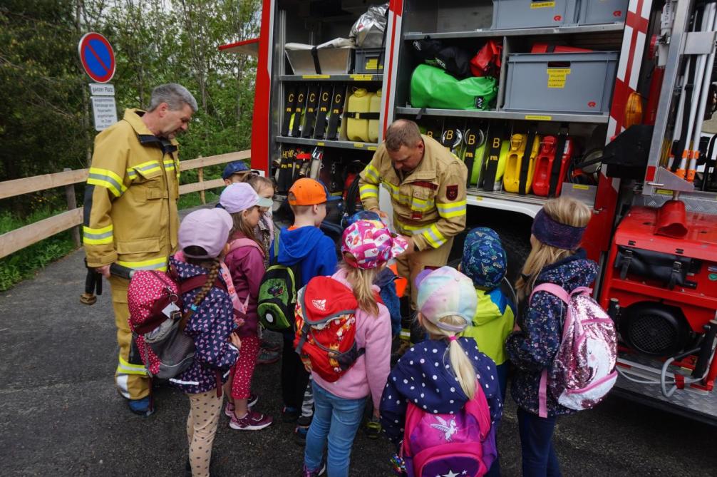 Besuch bei der Feuerwehr