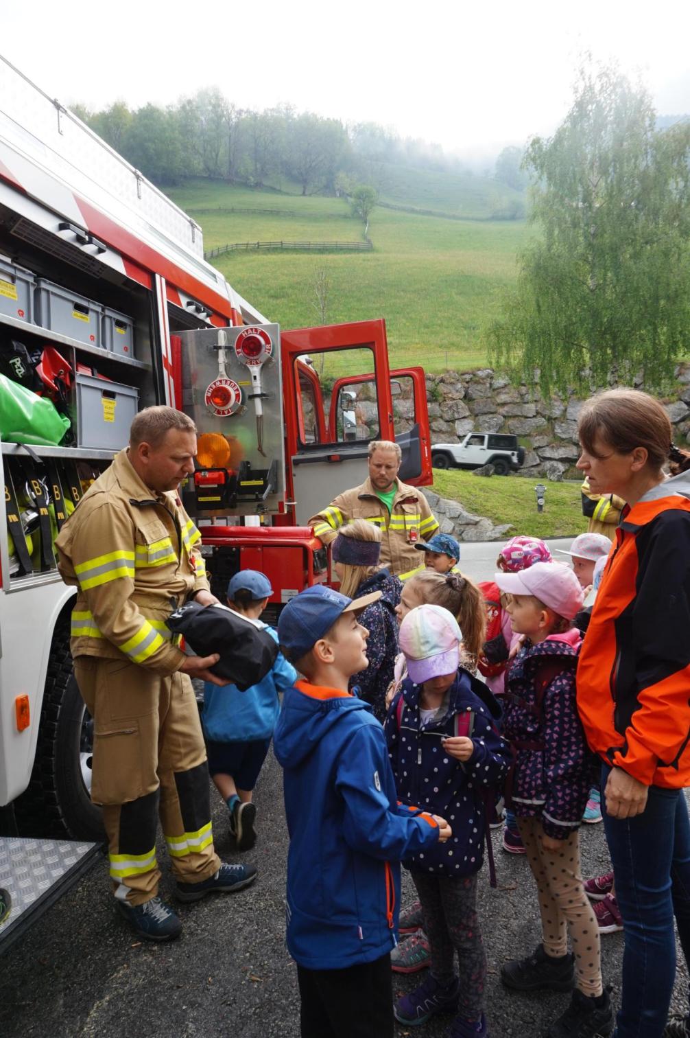 Besuch bei der Feuerwehr