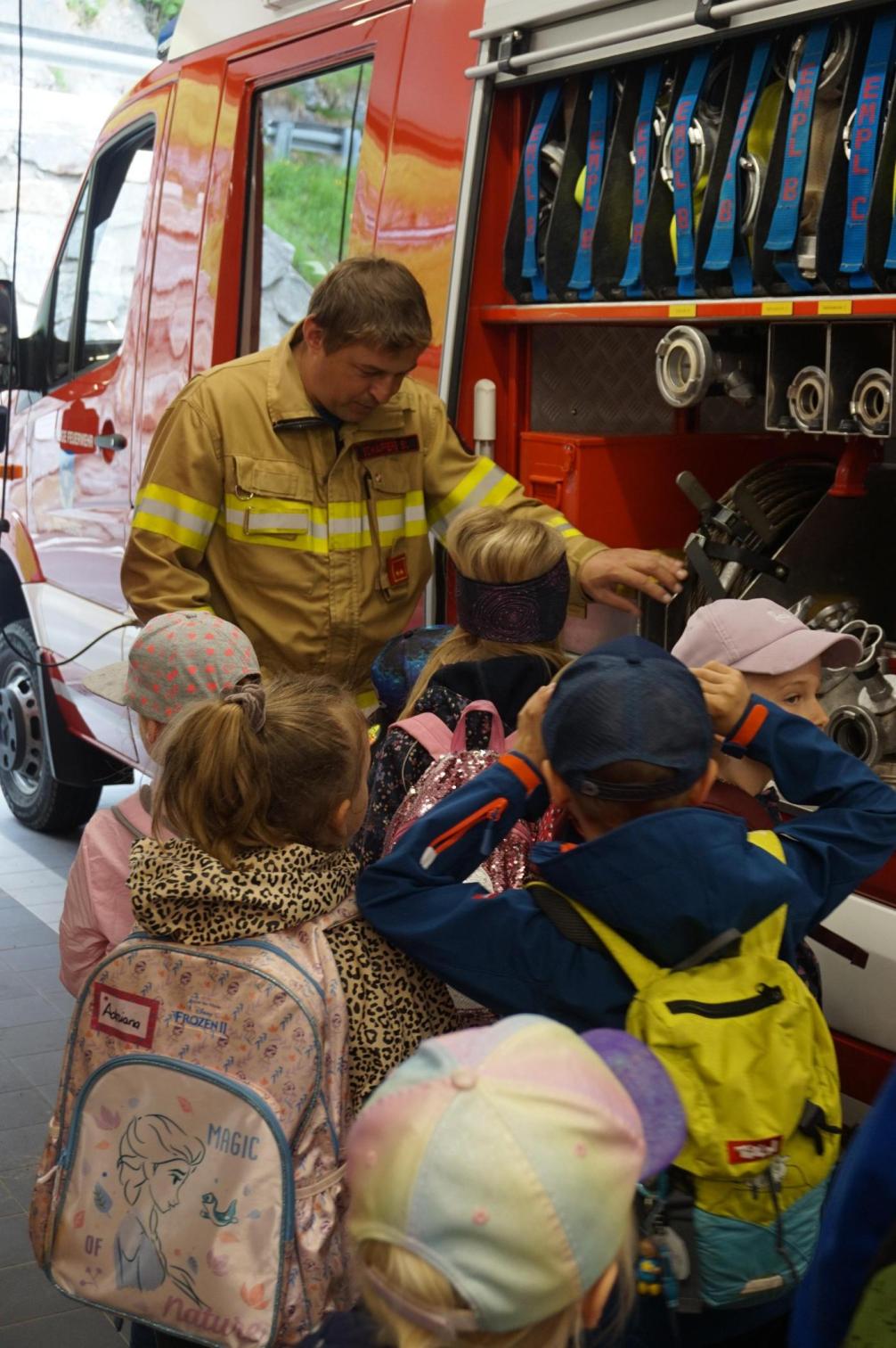 Besuch bei der Feuerwehr