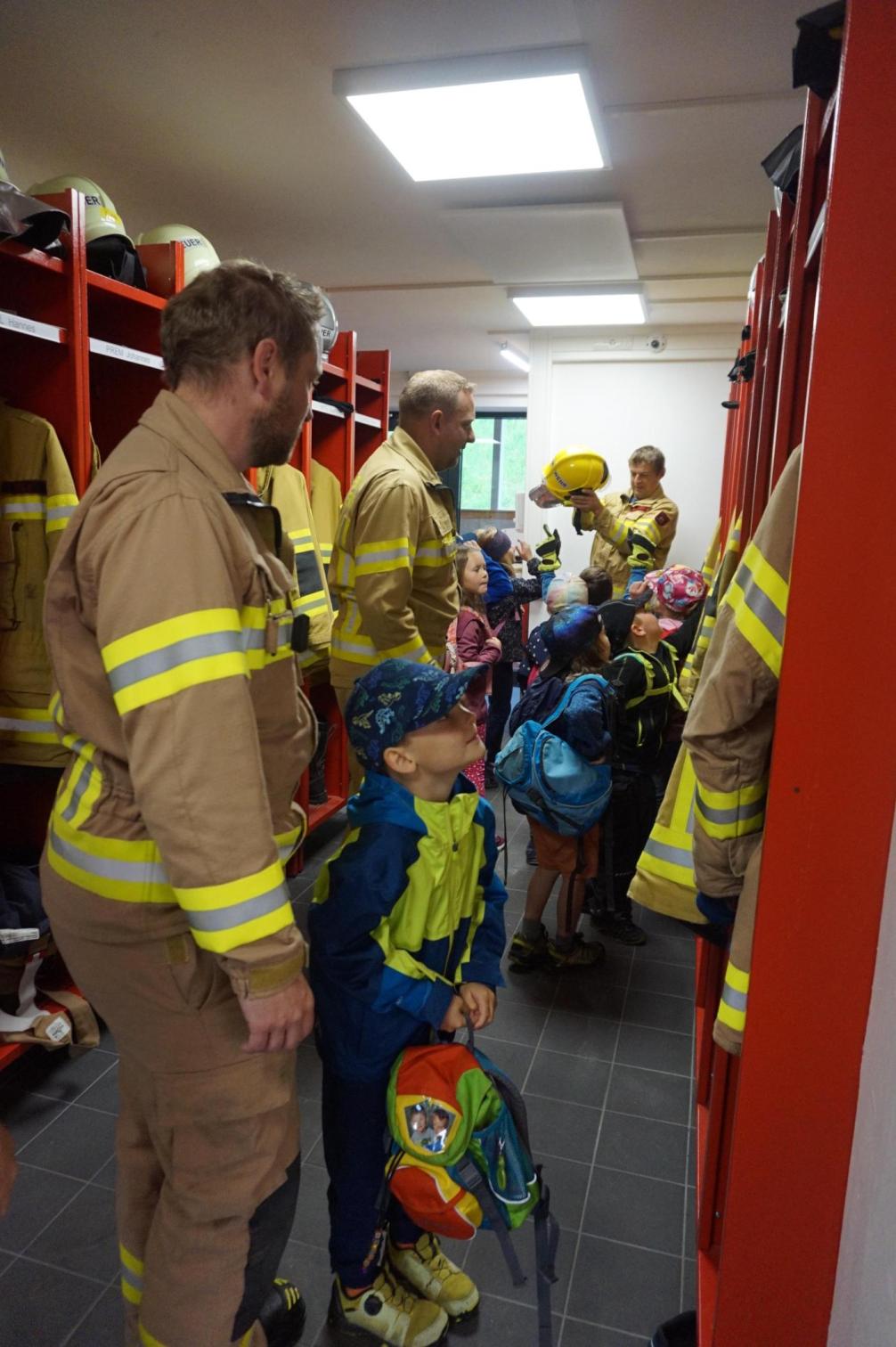 Besuch bei der Feuerwehr