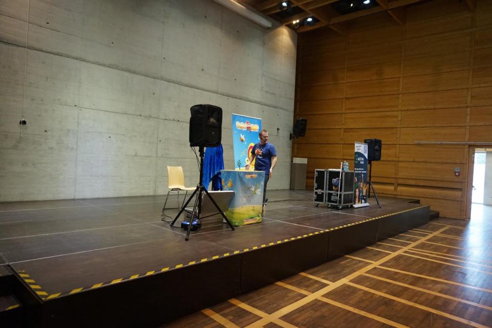 Blick auf die Bühne