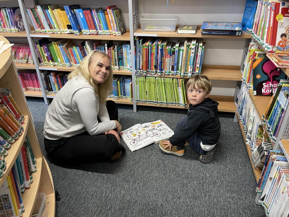 Bücherei Besuch