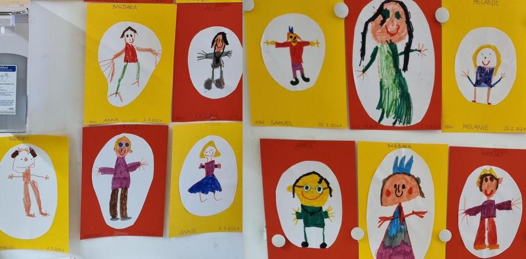 Wir Zeichnungen von Kindern die uns darstellen