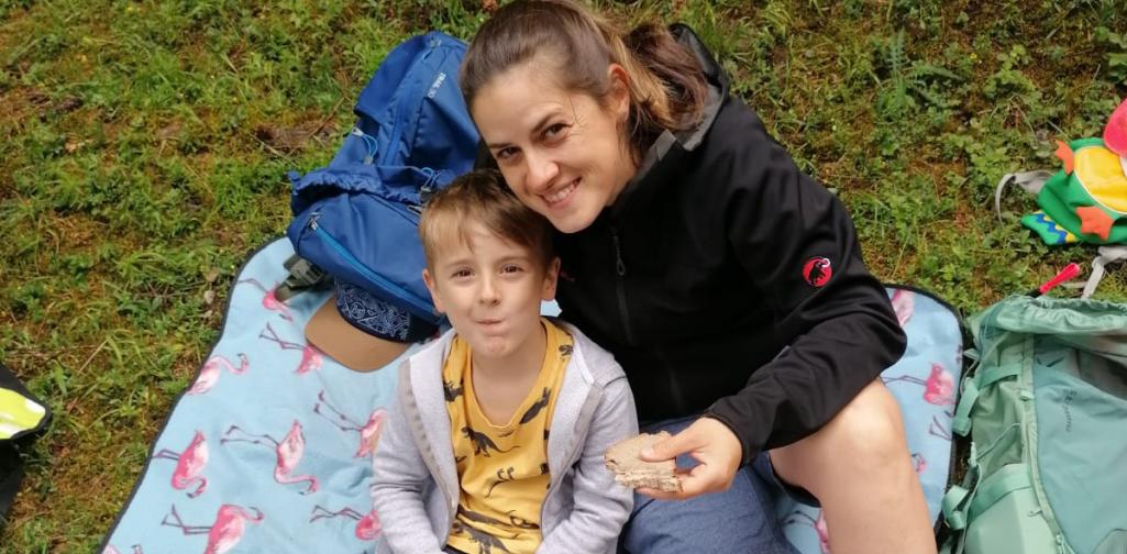 Jause Jausenzeit im Wald