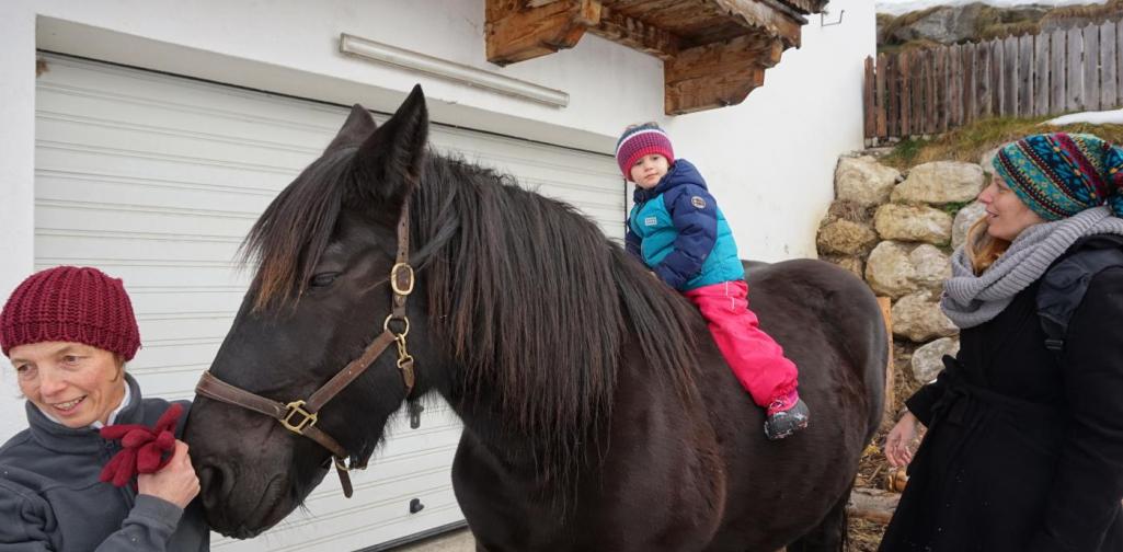 kind sitzt auf sissi