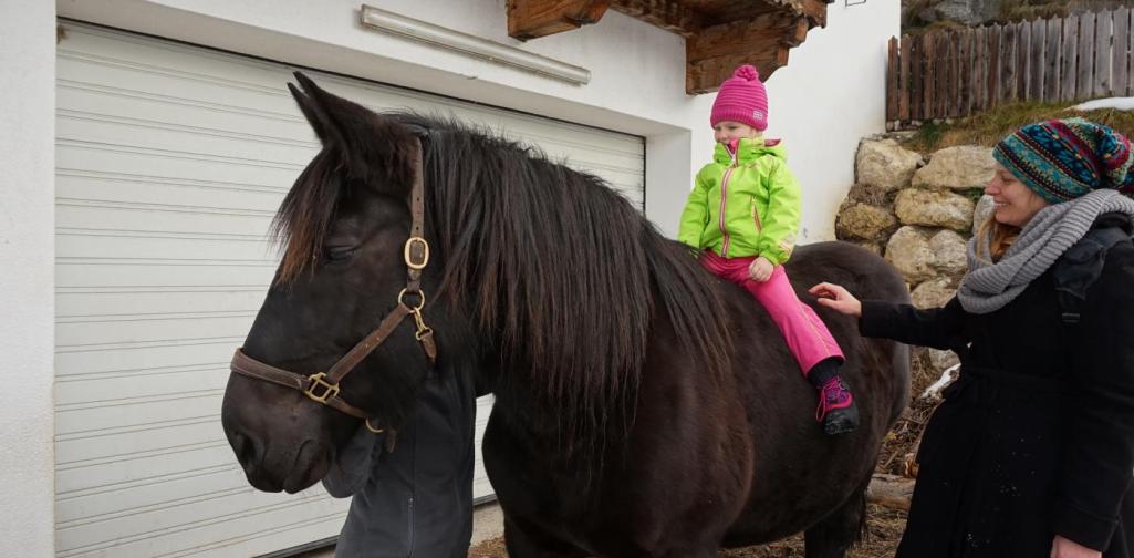 kind sitzt auf sissi